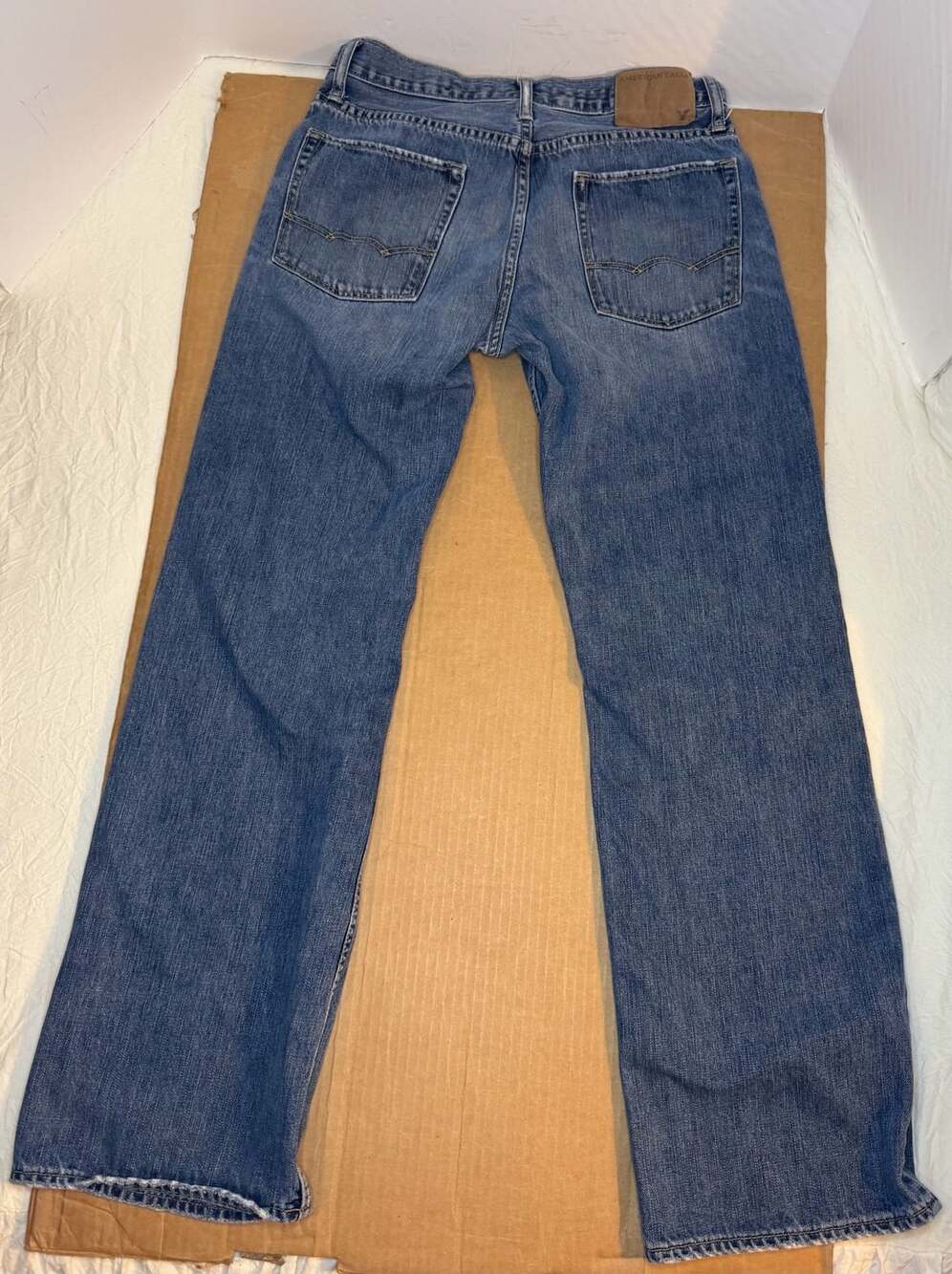 American Eagle Boot Cut Jeans Blue Denim Medium Wash 30 x 34
